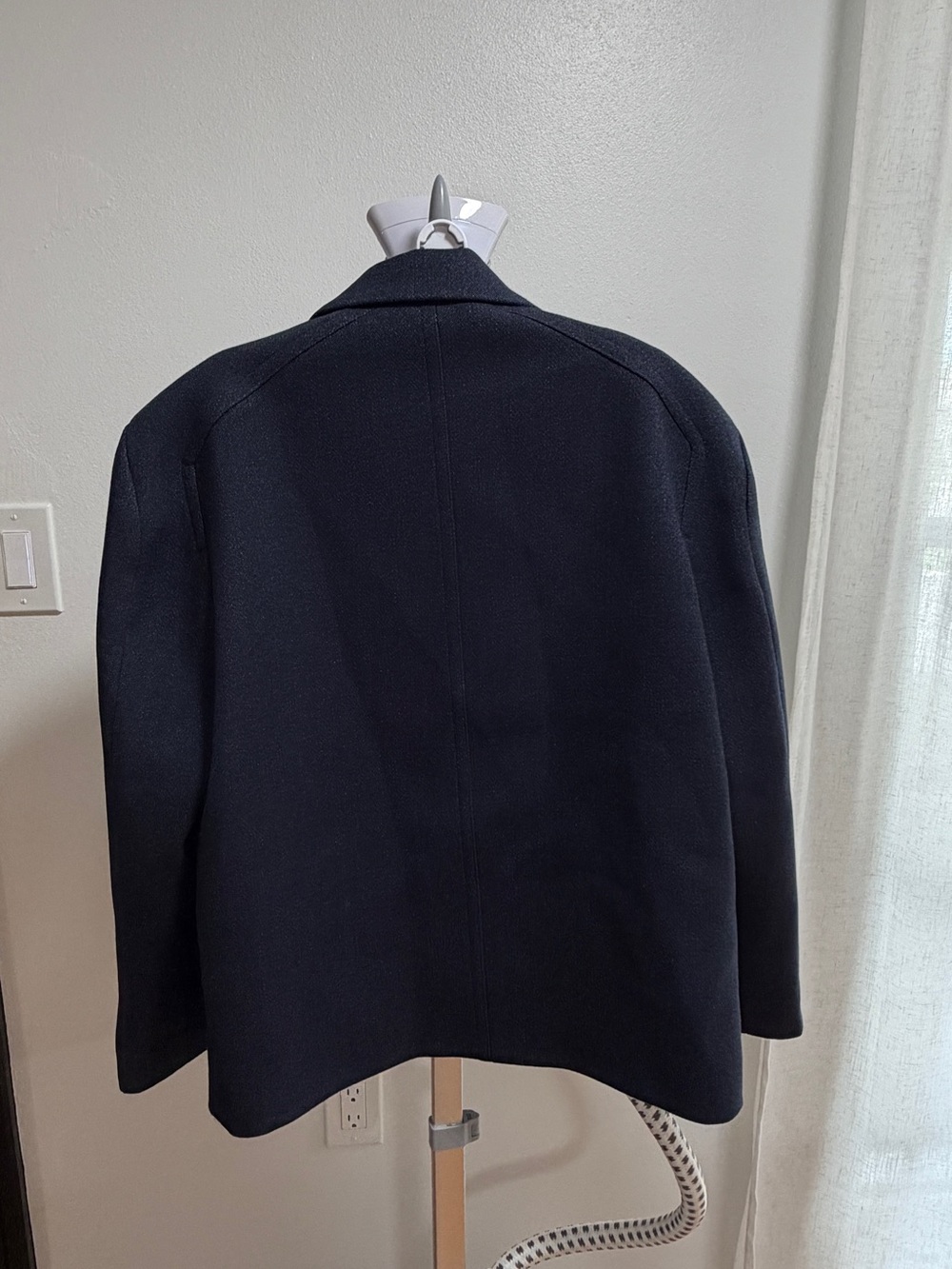 NWT COS Oversized Exaggerated-shoulder
Denim-look Blazer - Blue - Picture 7 of 13